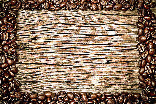 咖啡豆,褐色,木头,纹理