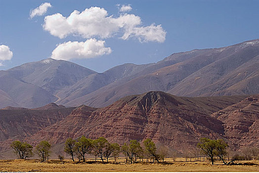 俯视,风景,萨尔塔省,阿根廷