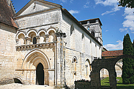 法国,阿基坦,佩里戈尔,教堂,12世纪