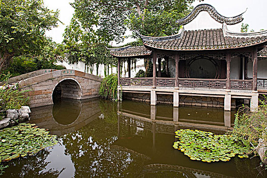 中式花园,上海,中国