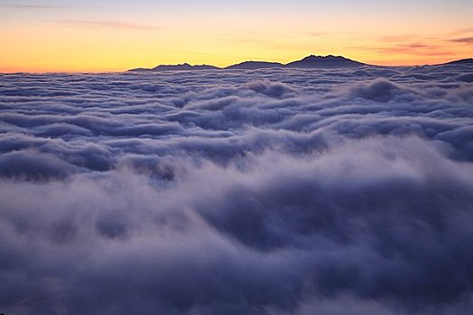 知床山脉,早晨,湖,阿寒国家公园