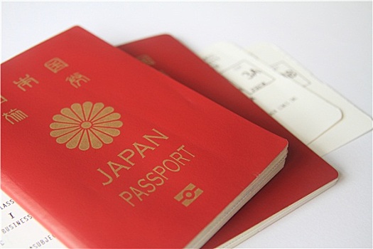 日本,护照,登机证