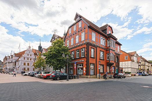 德国古老的小镇街景