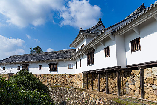 传统,日本,姬路城堡,墙壁