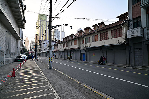 老城厢房子与街道