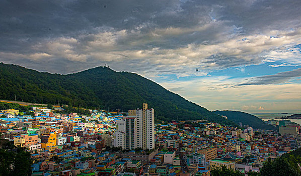 韩国釜山甘川洞文化村