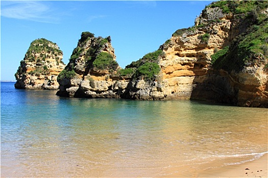 海滩,拉各斯,阿尔加维,葡萄牙