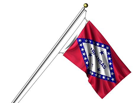 隔绝,阿肯色州,旗帜