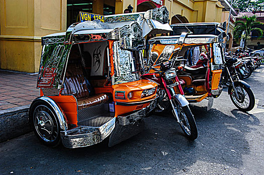 人力车,世界遗产,北方,吕宋岛,菲律宾