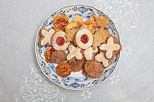 圣诞节,盘子,饼干,果酱曲奇,黄油,熊,爪子