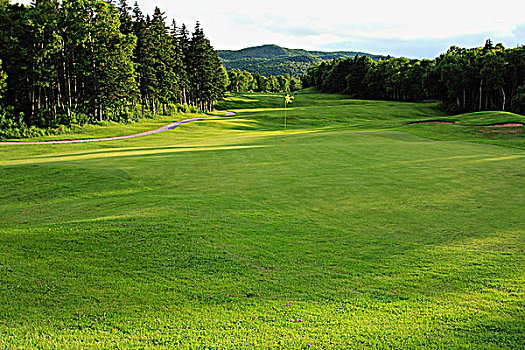 高尔夫球场,高地,布雷顿角岛,新斯科舍省,加拿大