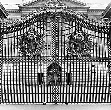 大门,宫殿,白金汉宫,伦敦,英格兰