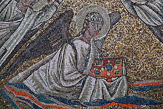 图案,天使,6世纪,艺术家,未知