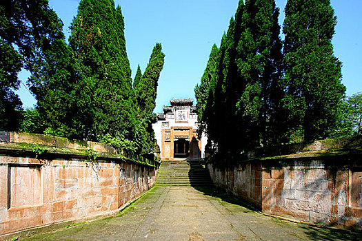 重庆合川古钓鱼城中的护国寺现已成了钓鱼城博物馆