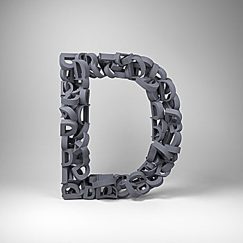 字母d