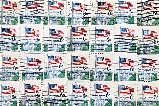 美国,邮票