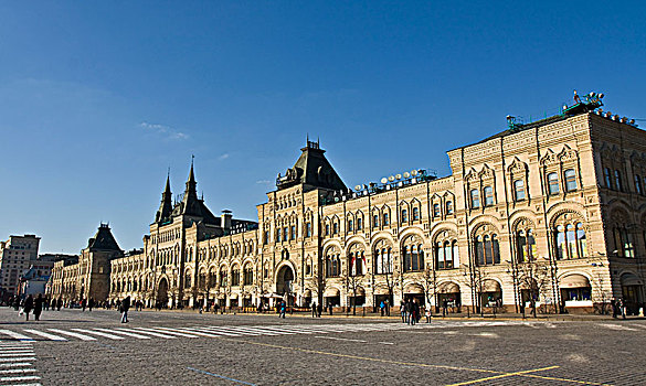 百货公司,红场,莫斯科,俄罗斯,欧洲