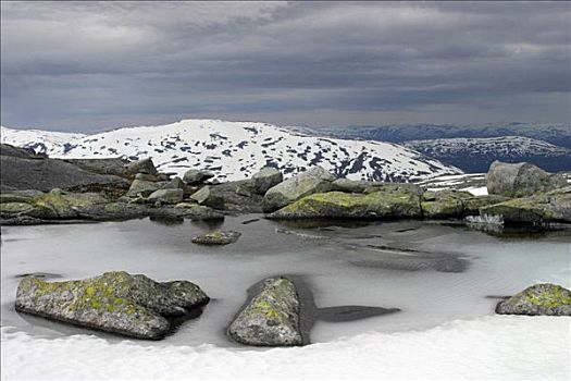 顶峰,国家公园,挪威,斯堪的纳维亚,北欧