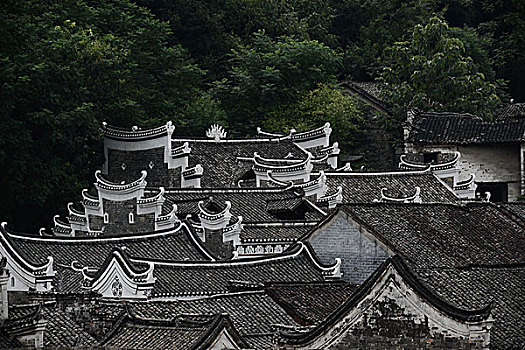 木雕,民居,古建筑群,塔,屋顶