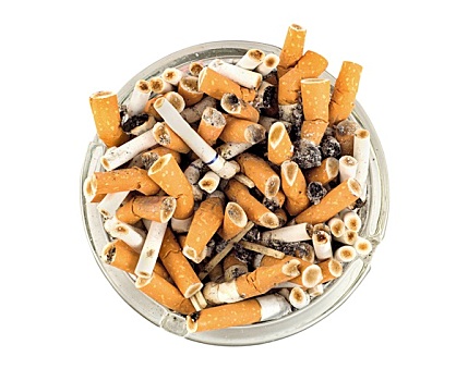 香烟,烟灰缸,隔绝