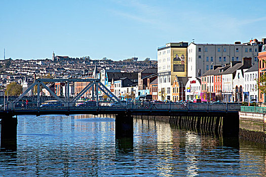 桥,上方,河,科克市,城市,科克郡,爱尔兰