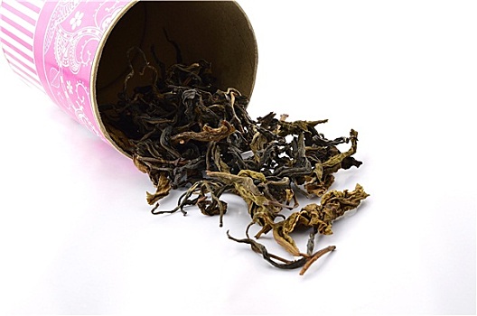 干燥,绿茶,叶子