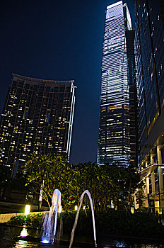 建筑,讲台,花园,九龙,西部,香港