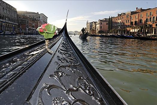 小船,大运河,圣马科,地区,威尼斯,意大利