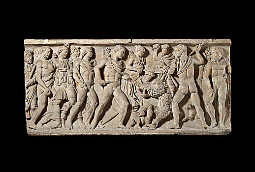 浮雕,石棺,罗马人,世纪,艺术家,未知