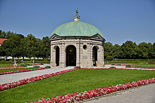 黛安娜神庙,宫廷花园,公园,慕尼黑,巴伐利亚,德国,欧洲