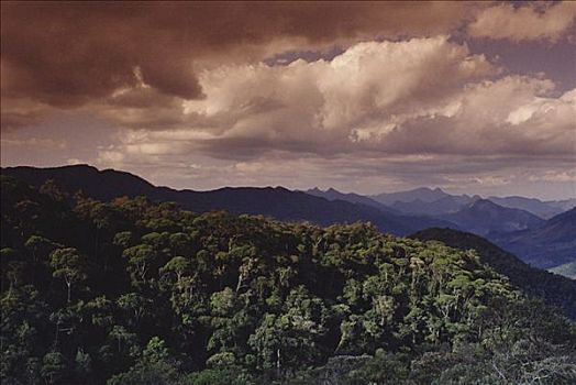 阴天,山脉,里约热内卢州,南方,巴西