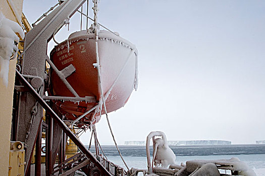 救生艇,俄罗斯,破冰船,南极