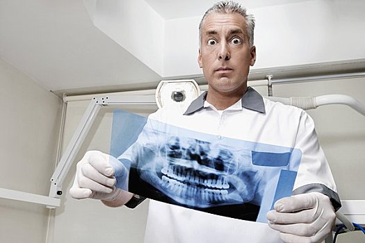 牙医,检查,x光,报告