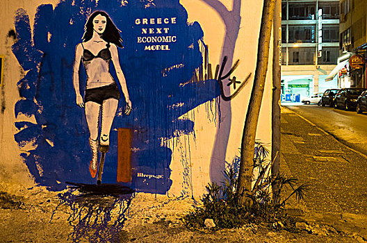 希腊,经济,模型,壁画,雅典,欧洲