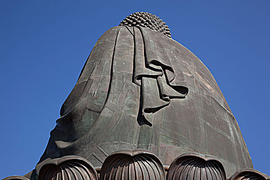 大佛,雕塑,寺院,大屿山,香港