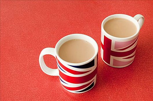 茶杯,英国国旗,大杯