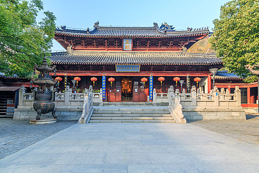 南京市天妃宫正殿中式建筑