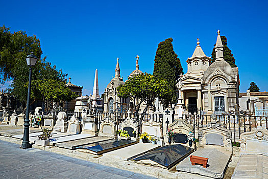 瓦伦西亚,城市,墓地,西班牙