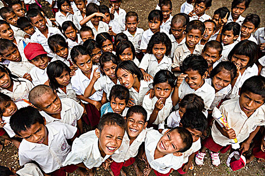 孩子,学校,印度尼西亚