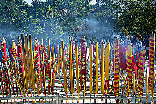 香,户外,寺院,大屿山,香港