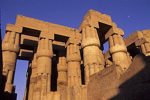 埃及,尼罗河,路克索神庙,卢克索神庙,宫殿