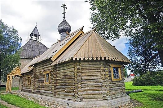 古老,俄罗斯,教堂