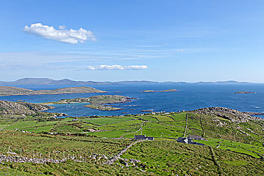 风景,巴岭斯基里格海湾,克俐环,爱尔兰,欧洲