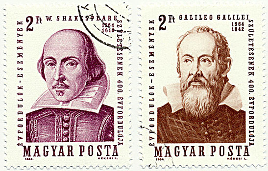 历史,邮资,邮票,莎士比亚,伽利略,匈牙利,欧洲
