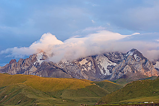 山脉,山谷,省,吉尔吉斯斯坦,亚洲