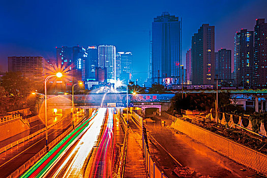 石家庄城市夜景