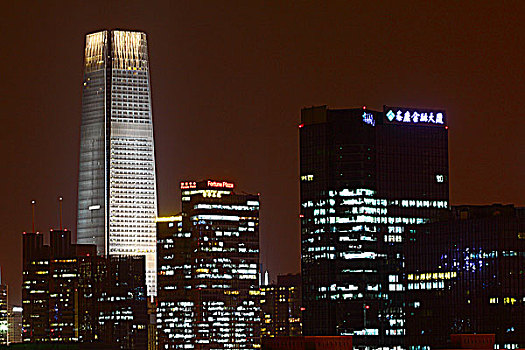 中央电视台新址夜景