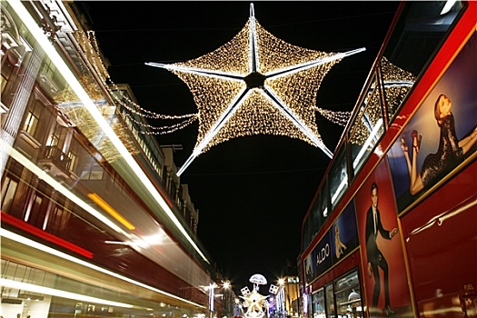 圣诞灯光,伦敦
