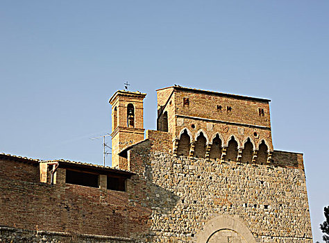 建筑石材,圣吉米尼亚诺,锡耶纳省,托斯卡纳,意大利