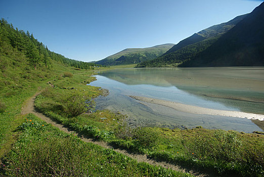 山,河,水流,峡谷,石头,岩石,陆地,靠近,漂亮,山景